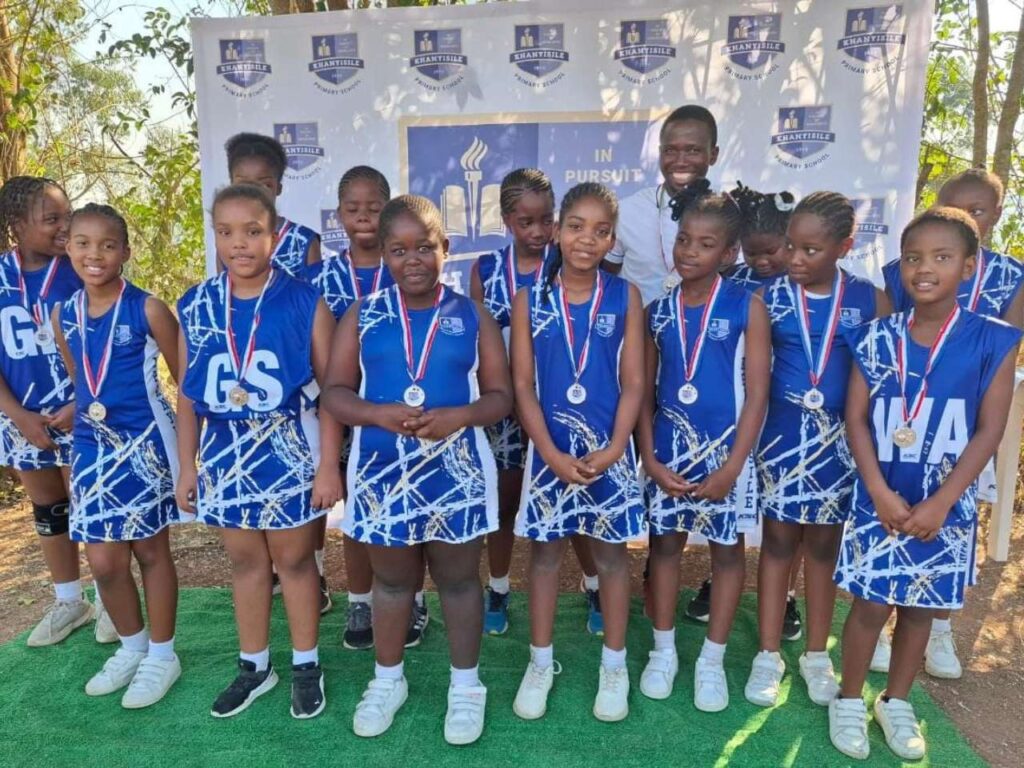 U11 Netball girls came second place at the festival last weekend